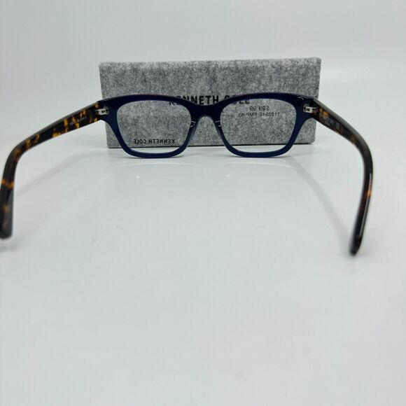 NEW Kenneth Cole Reaction KC0237-3-090-51 Blue Havana Eyeglasses H11970 - Picture 3 of 7
